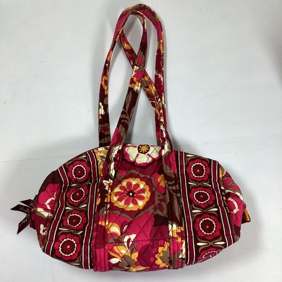 Vera Bradley Carnaby Shoulder Bag Purse Retired Print - Picture 3 of 11